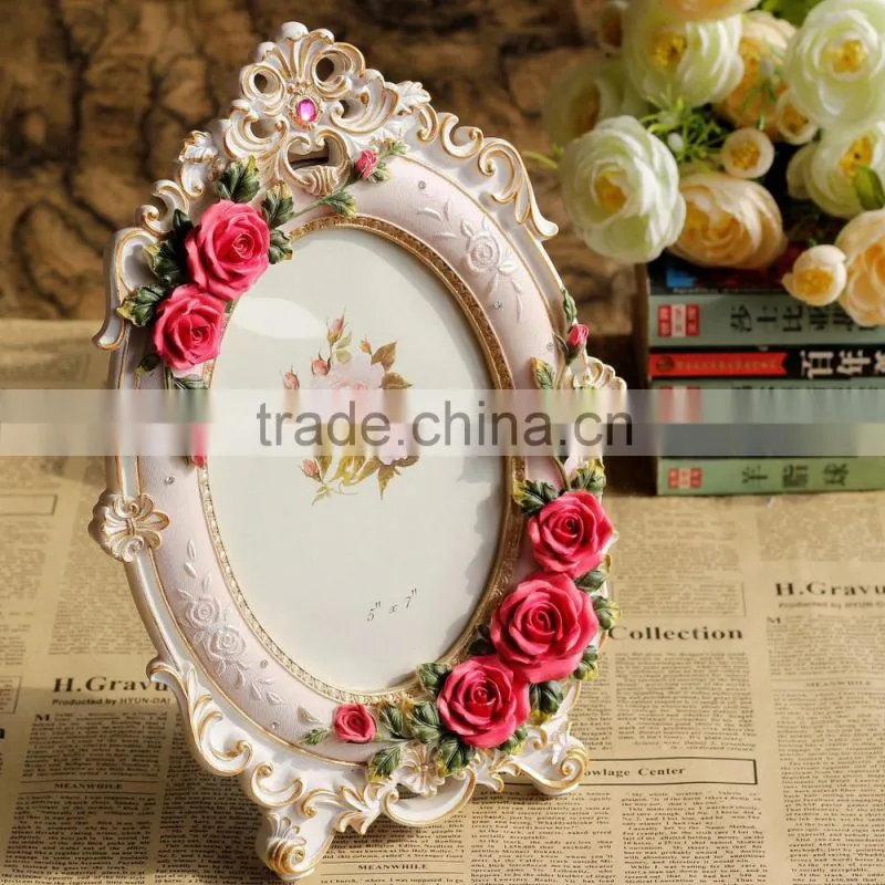 Wooden Photo frame hot selling 2014 new design, wood photo collage frame, picture frame moulding for women's use