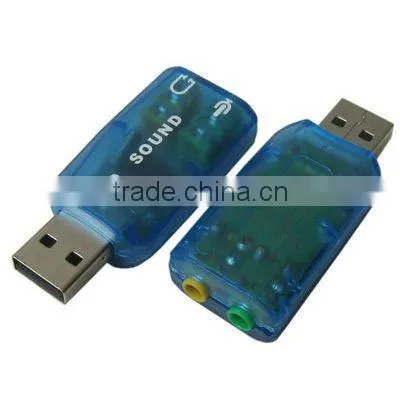 USB DSP 5.1 External Sound Card Adapter Mono Channel