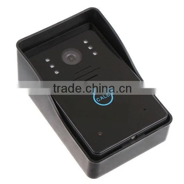 7" Wireless Video Door Phone Doorbell Intercom System With Ir Camera Rainproof US/UK/AU/EU Adapter