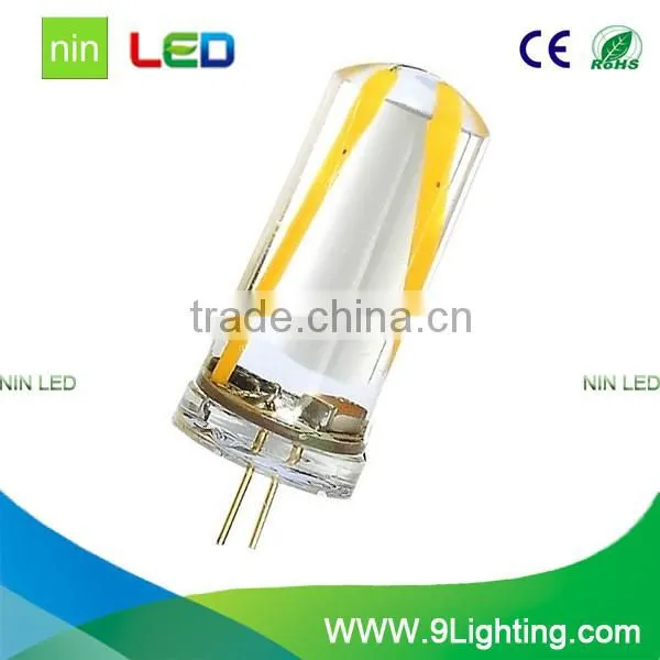 Durable promotional cob dc 12v g4 g9 led bulb