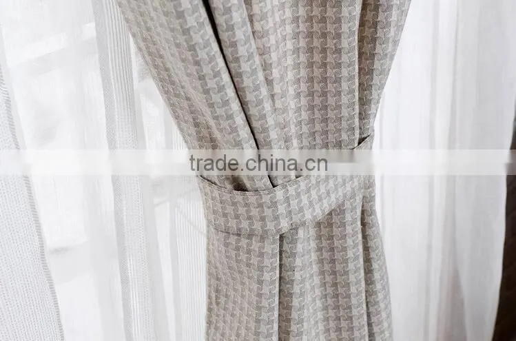 100% linen fabric for curtain from factory