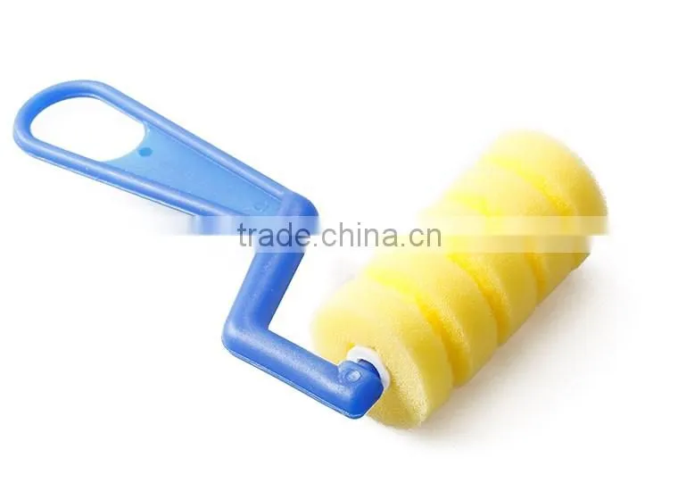Cheap School Supplies Plastic Handle Spong Paint Roller For Kids Diy