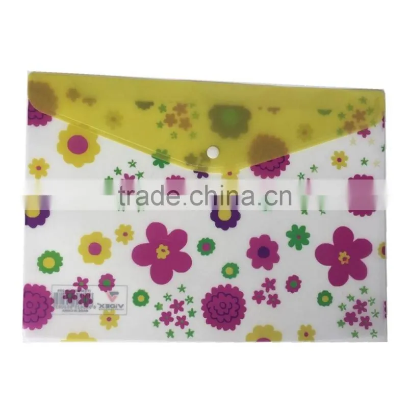 2016 China Supplier Factory Price A4 Szie PP Document Bag
