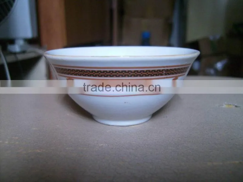 white porcelain footed bowl ceramic noodles bowl soup bowl