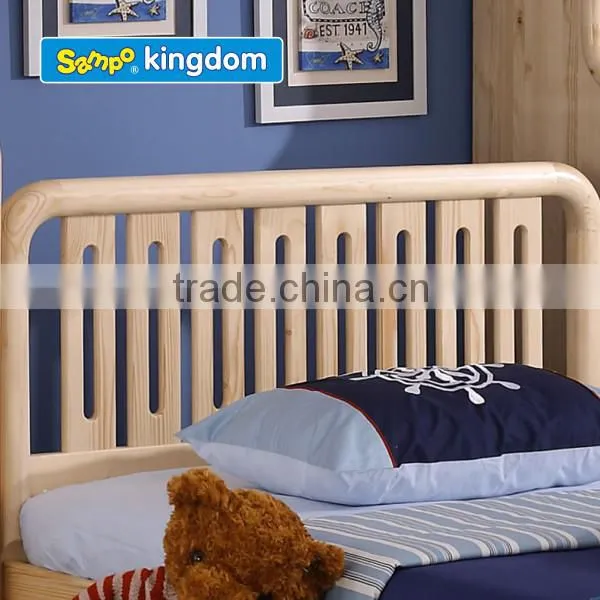 Shenzhen Furniture Pine Wood Single Beds For Kids Bedroom Sets