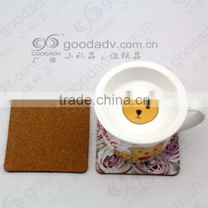 New promotional gift items 2015 hard board coasters