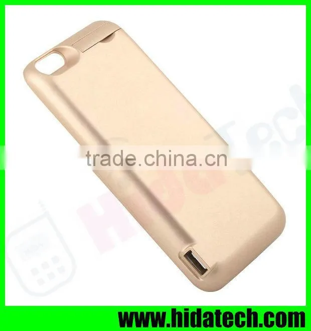 7000mah portable battery charger case for iPhone 6 with USB Socket for Output