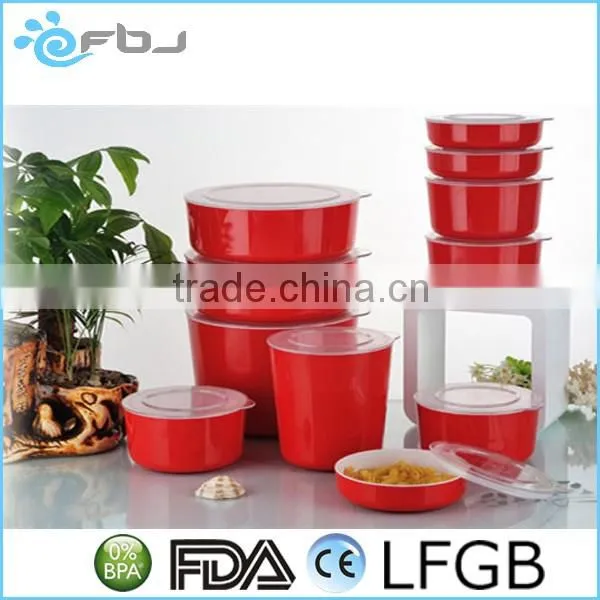 Sealable Food Round Plastic Container With Lid