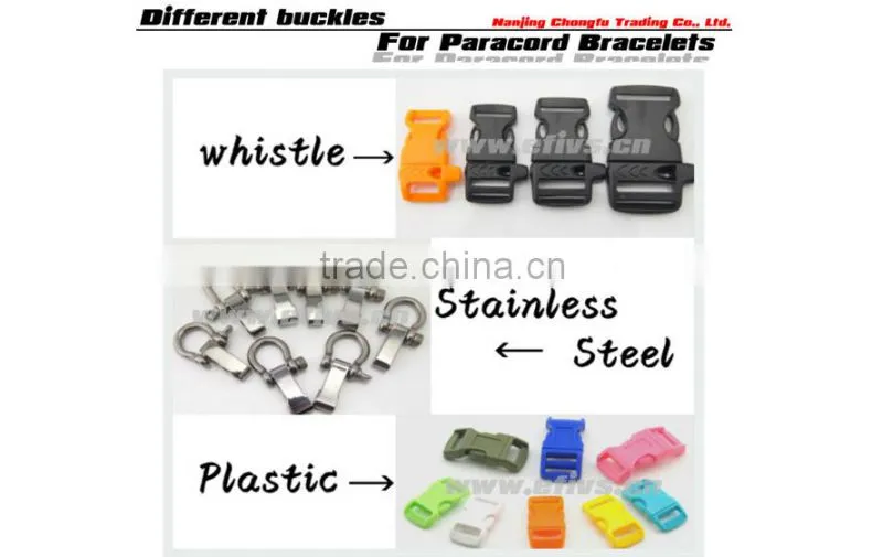 Hot sale! High quality stainless steel buckle for paracord bracelet