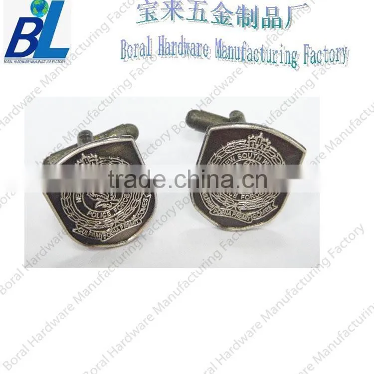 High quality antique nickel metal masonic cufflinks