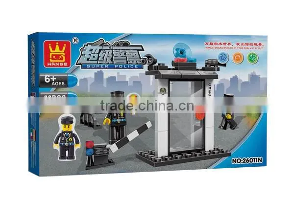 mini Super Police Block Set building toys for boys
