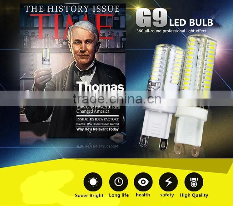 2015 New products G9 led bulb with high luminous /3w G9 led bulb,76C 3014SMD g9 led bulb