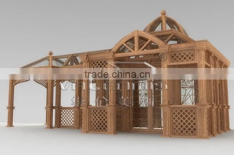Classical design aluminum sunroom/garden greenhouse profile