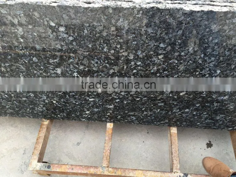 Blue pearl granite slab