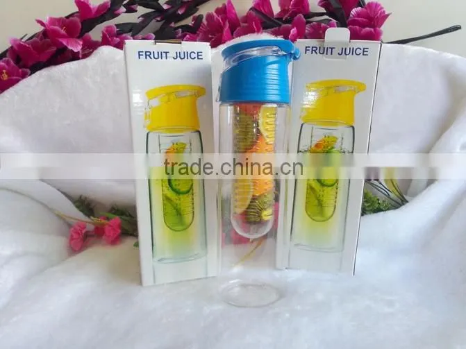 Fruit Infusion Water Bottle - Multiple Colors