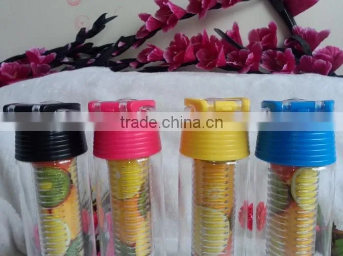 Fruit Infusion Water Bottle - Multiple Colors