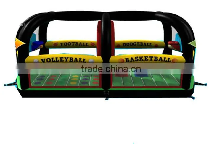 All in 1 inflatable sport games for sale
