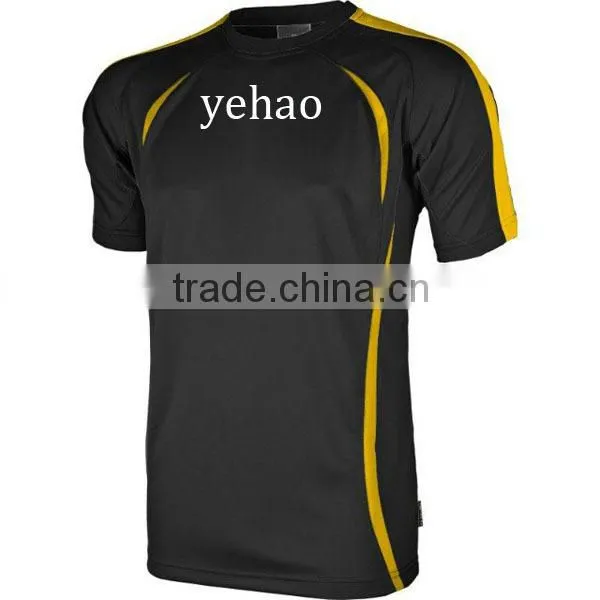 hot custom club short sleeve soccer jersey with name