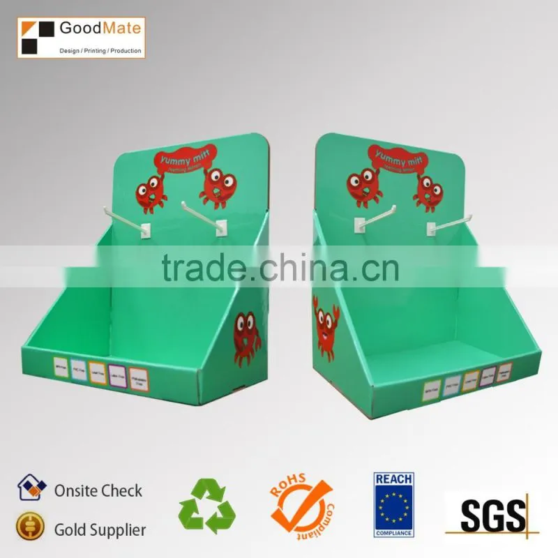 POP Corrugated Cardboard Heavy Duty Floor Display Stand