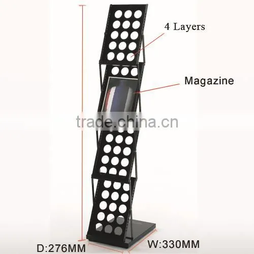 New design fold brochure rack