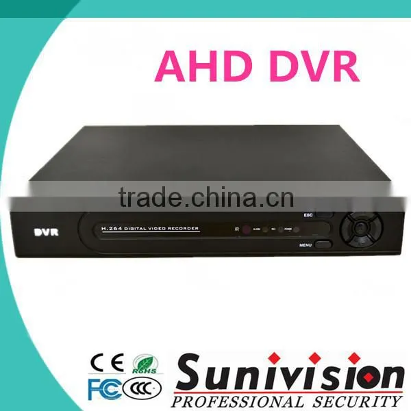 China manufacturer CCTV 4ch 720P Reat-time Recording AHD DVR