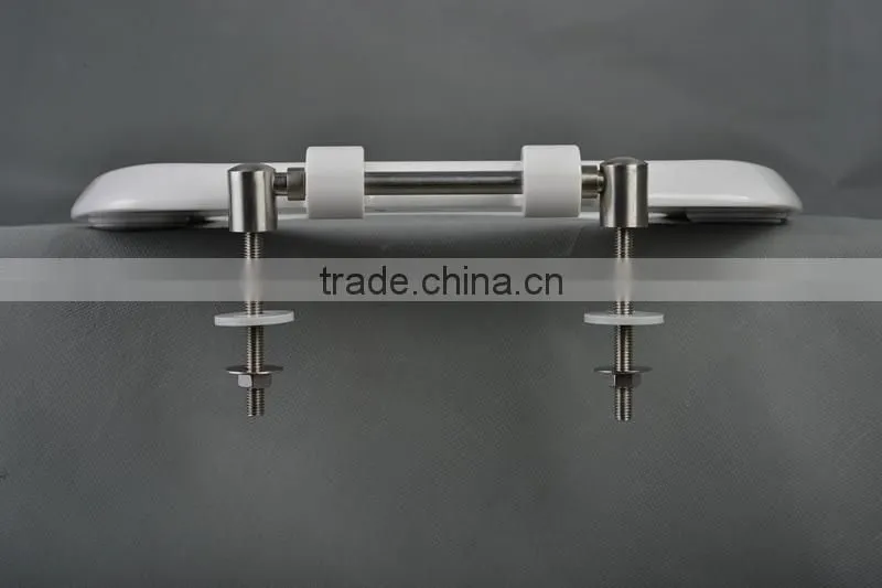 Ring only disabled toilet seat with S304 stainless steel bar hinge for public toilet
