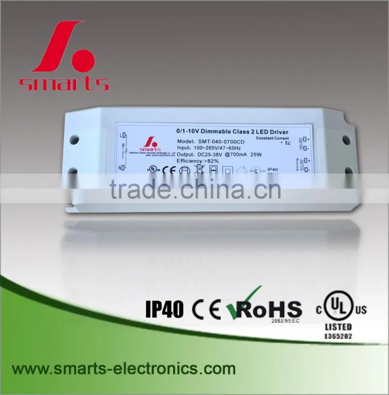 ac to dc 0-10v dimmable constant current led driver with 1-10v dimming