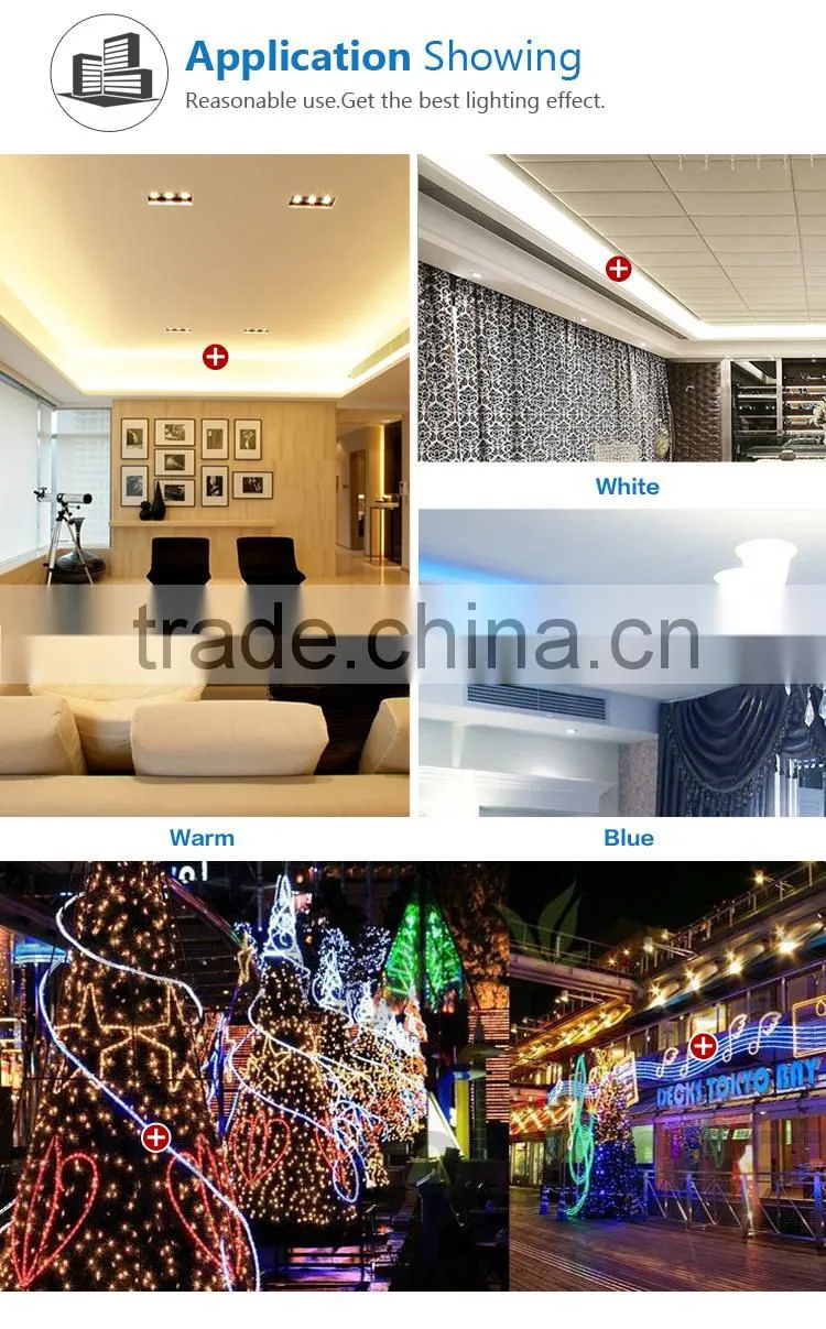 LED flexible strip light strips IP33 30LED/m Yellow SMD5050 flexible led strip light DC12V