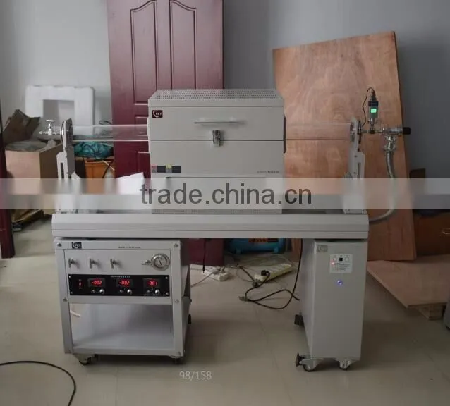 1200 Single Heating Zone Three Way Gas Flowmeter CVD system for Graphene Growthing
