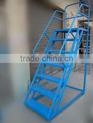 warehouse movable safety steps ladders