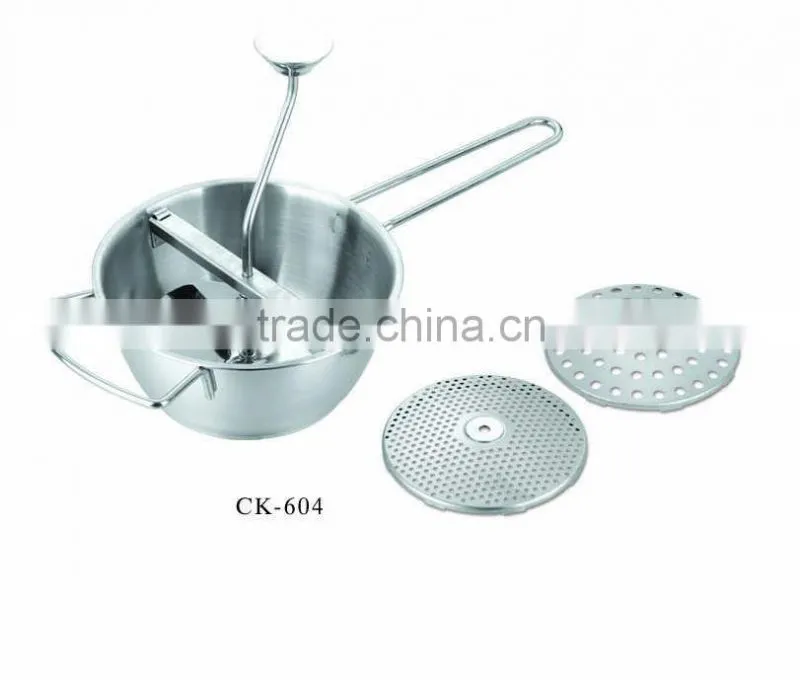 stainless steel manual potato chip machine