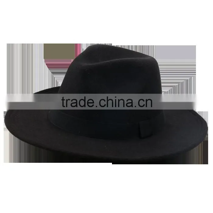 Classical Wool Felt Fedora Hat