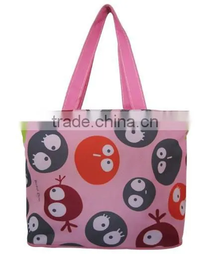 funny pink tote bag