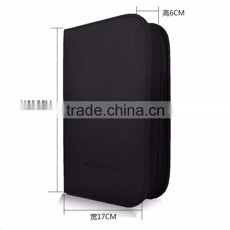Luxury PU travel make up brush bag