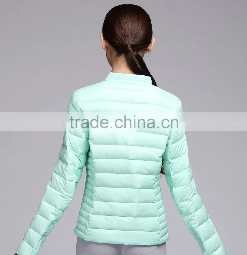 Breathable Goose Down short Coat for Lady