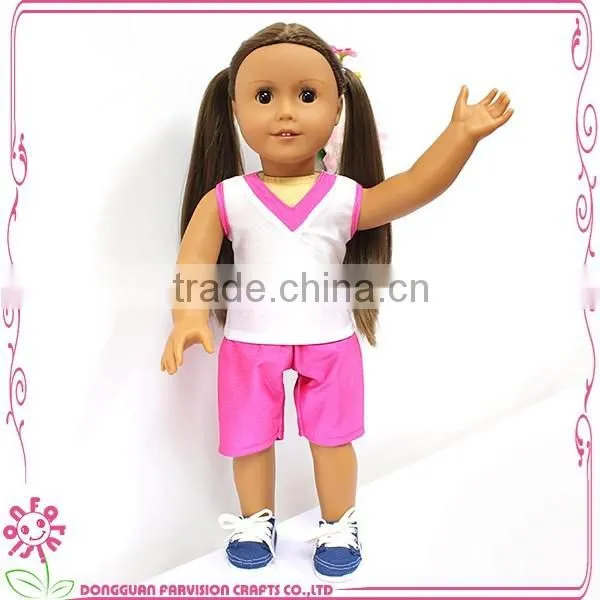 factory oem plastic pvc soft vinyl doll 18 inch with top high quality