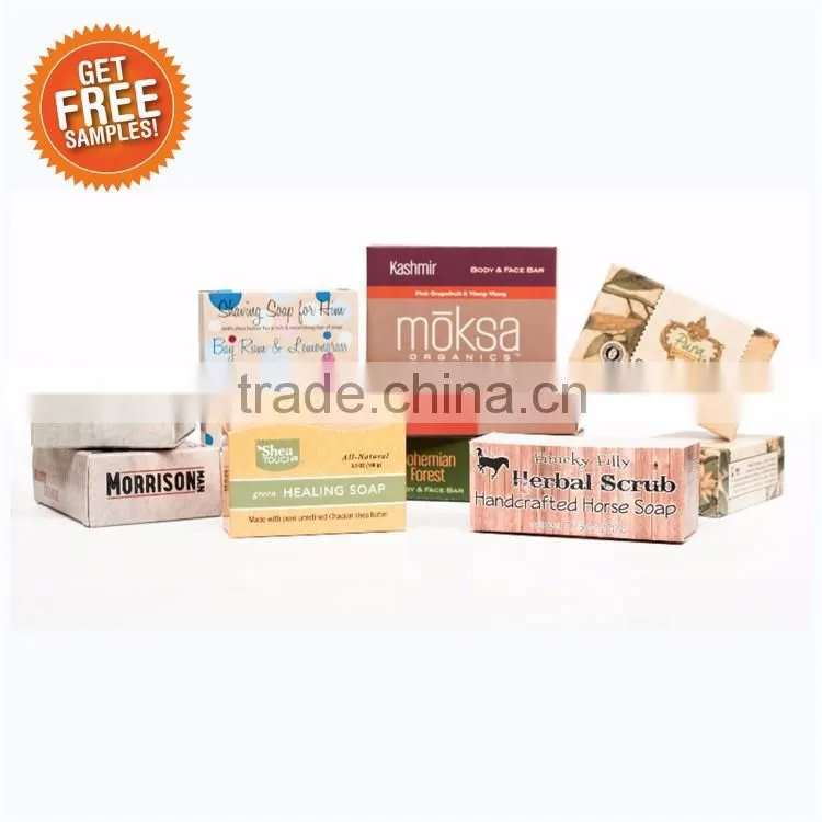 Hot selling brown craft soap gift packaging box