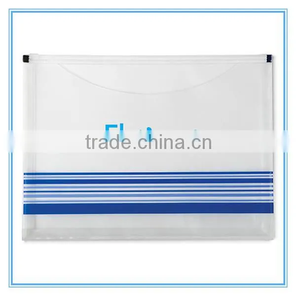 A4 Size Plastic file bag document bag for promotion