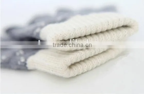 Unisex Wool Knitted Fingertips Touch Screen Gloves