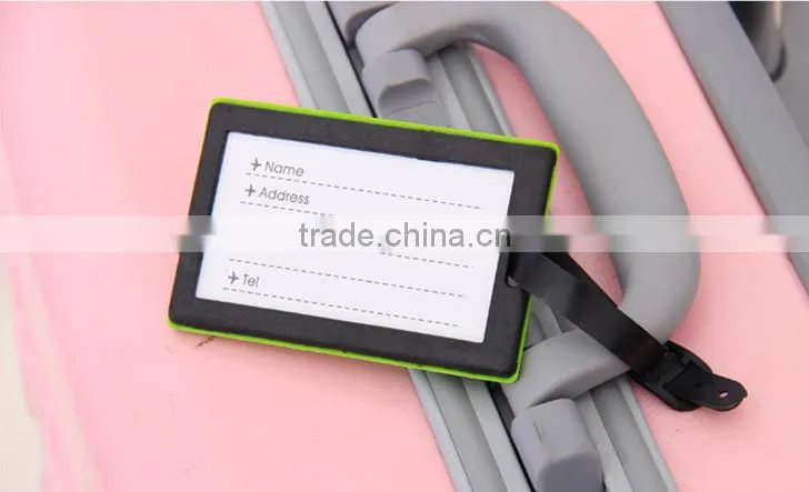 Cute silicone travel personalized luggage tags