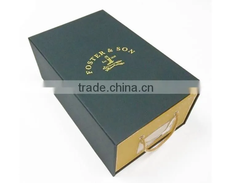 Fashion cardboard classic storage shoe drawer box