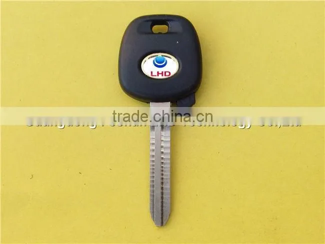 Auto remote Toyota transponder key blank with TOY43 blade