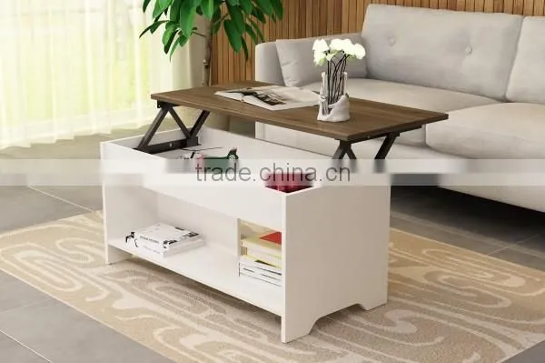 Lastest new design coffee table wooden tea table customized brand