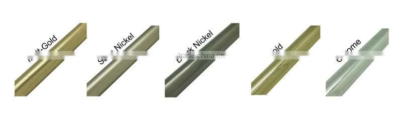 window system decoration chrome curtain rod finials