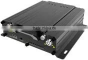H.264 compression mode,support 3g wifi gps and support 4CH realtime 720P AHD input and Analog camera input sd card mdvr