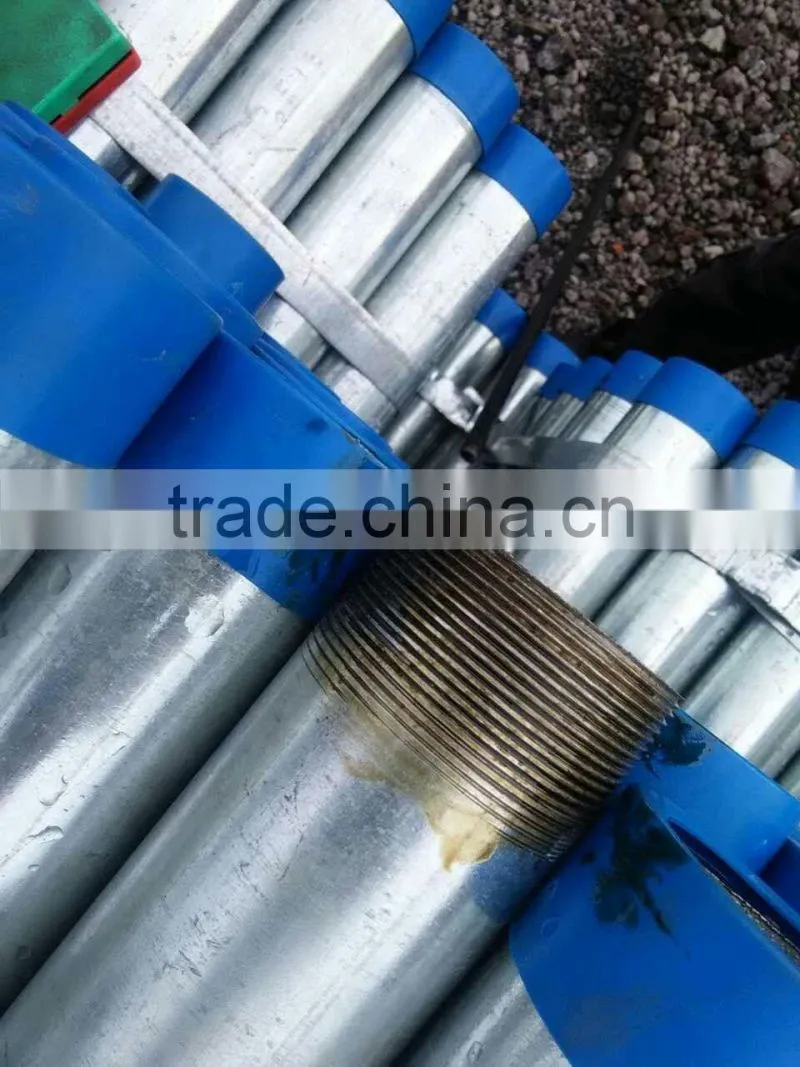 Q195 Galvanized steel round tube