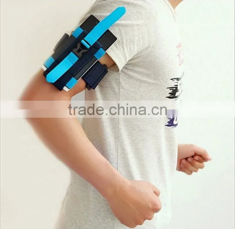 Outdoor sports running mobile phone arm bag
