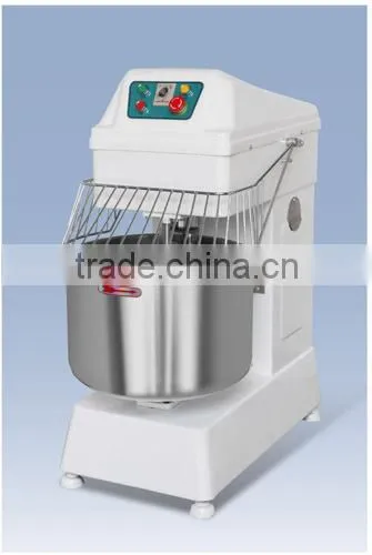 Double-action two-speed dough mixer
