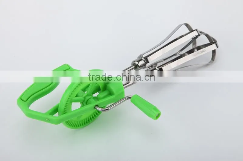 stainless steel manual egg whisk beater