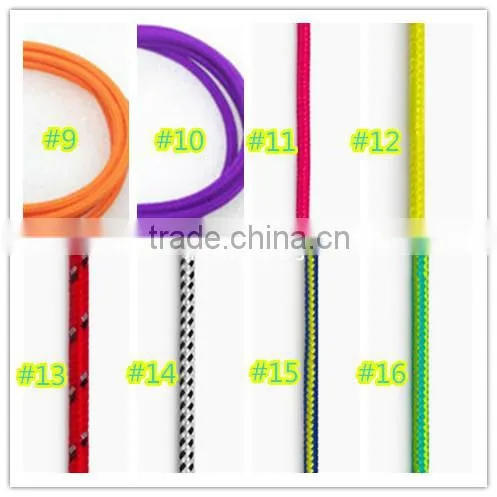 Promotional !!! Newest Stylish Colorful Braided Micro USB Cable for HTC Motorola Blackberry Mobile Phones